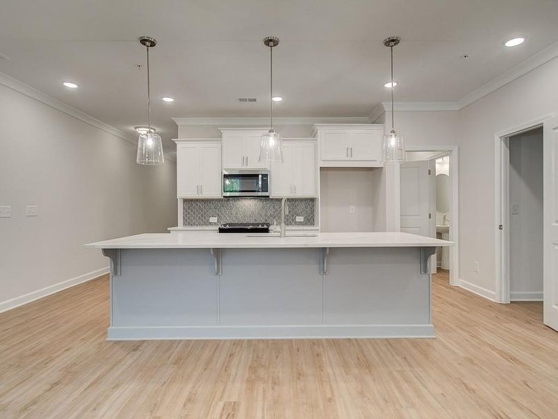 Furnished interior view inside a new home in River Walk Place, Lawrenceville (Image 7).