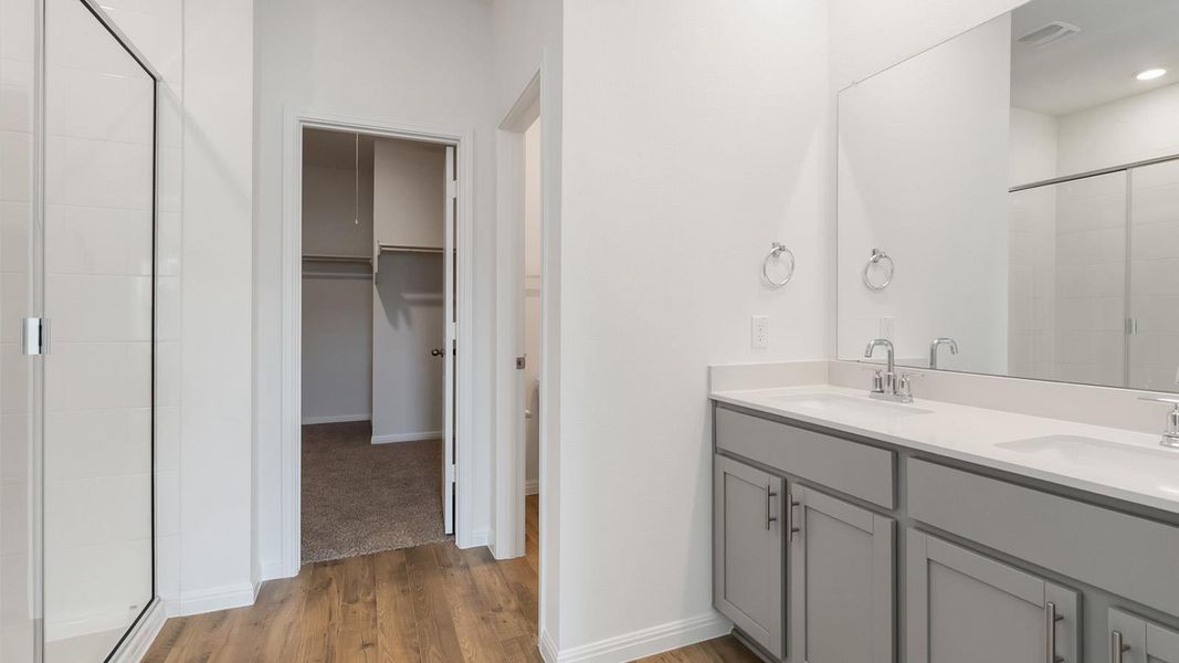 Furnished interior view inside a new home in Bar W Ranch, Leander (Image 8).