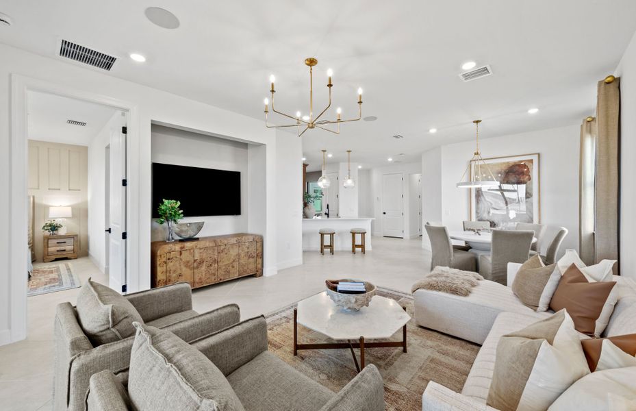 Furnished interior view inside a new home in Del Webb Catalina, Lakewood Ranch (Image 21).