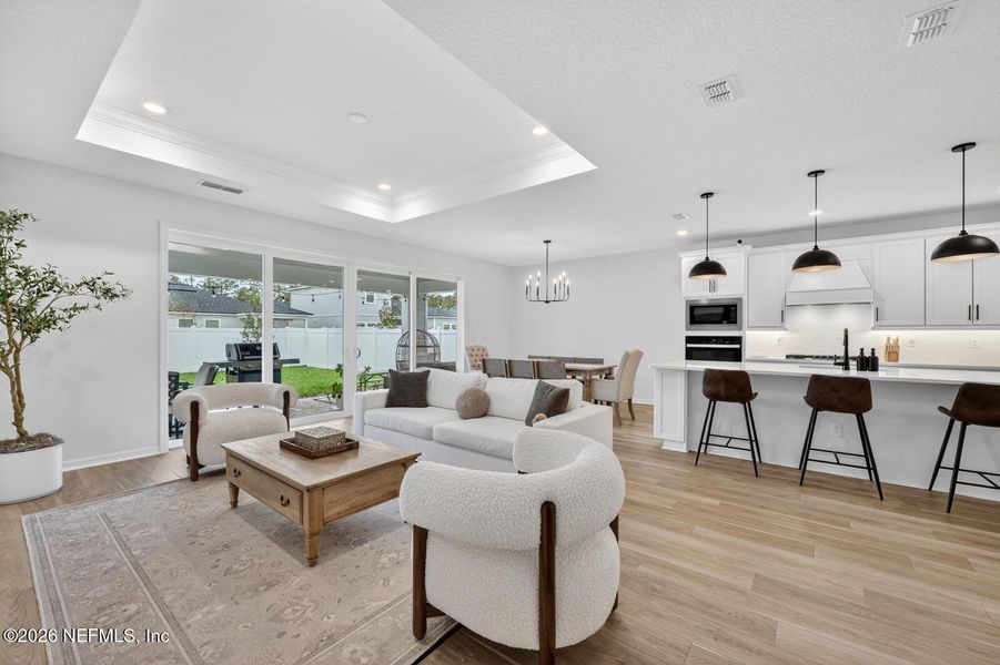 Furnished interior view inside a new home in , St. Augustine (Image 14).