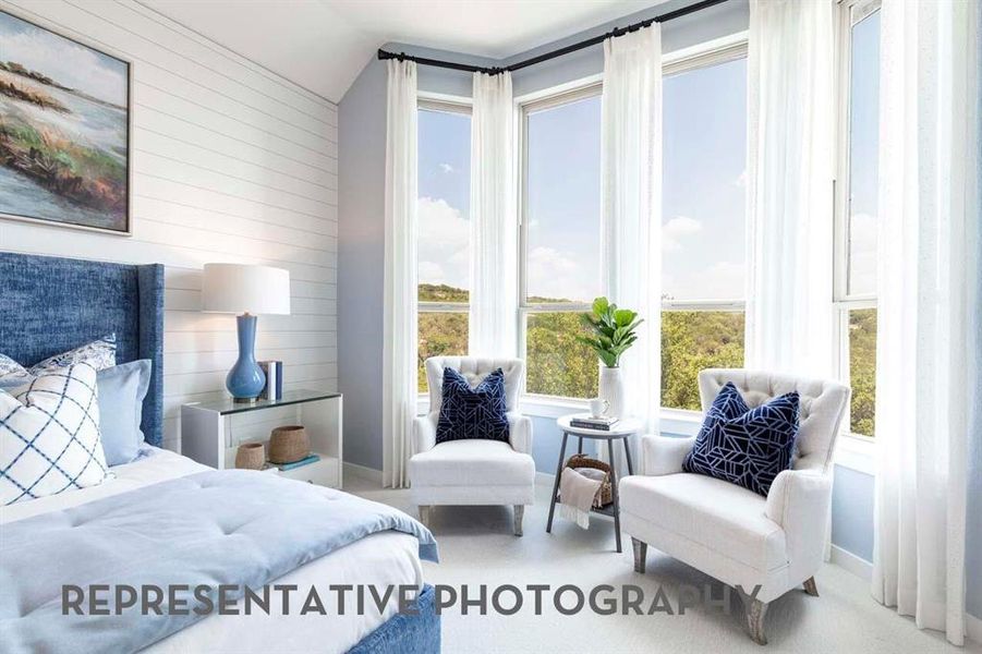 Furnished interior view inside a new home in Tavolo Park, Fort Worth (Image 11).