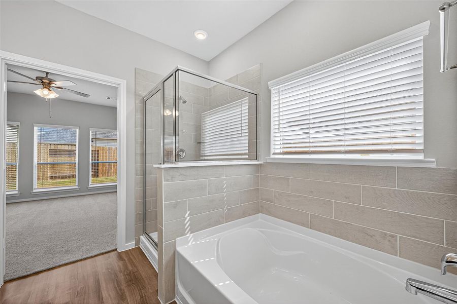 Furnished interior view inside a new home in Mill Creek Trails, Magnolia (Image 18). Furnished interior view inside a new home in Mill Creek Trails, Magnolia (Image 18).