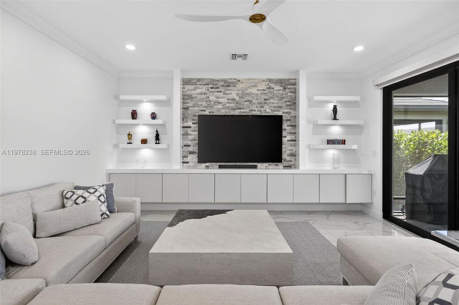 Furnished interior view inside a new home in , Port St. Lucie (Image 39).