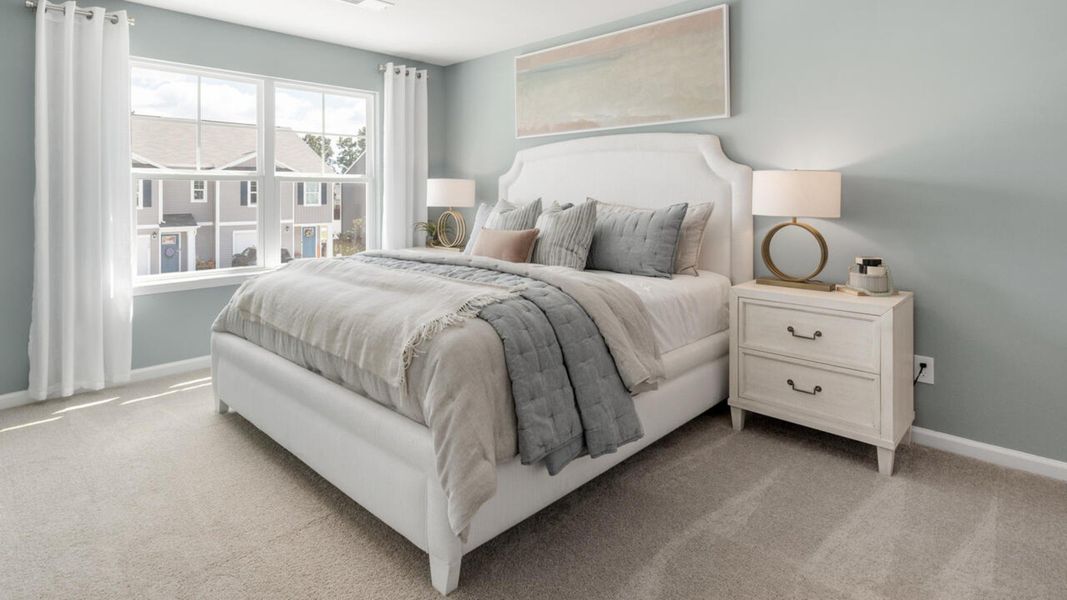 Furnished interior view inside a new home in The Willows at Blake Farm, Wilmington (Image 14).