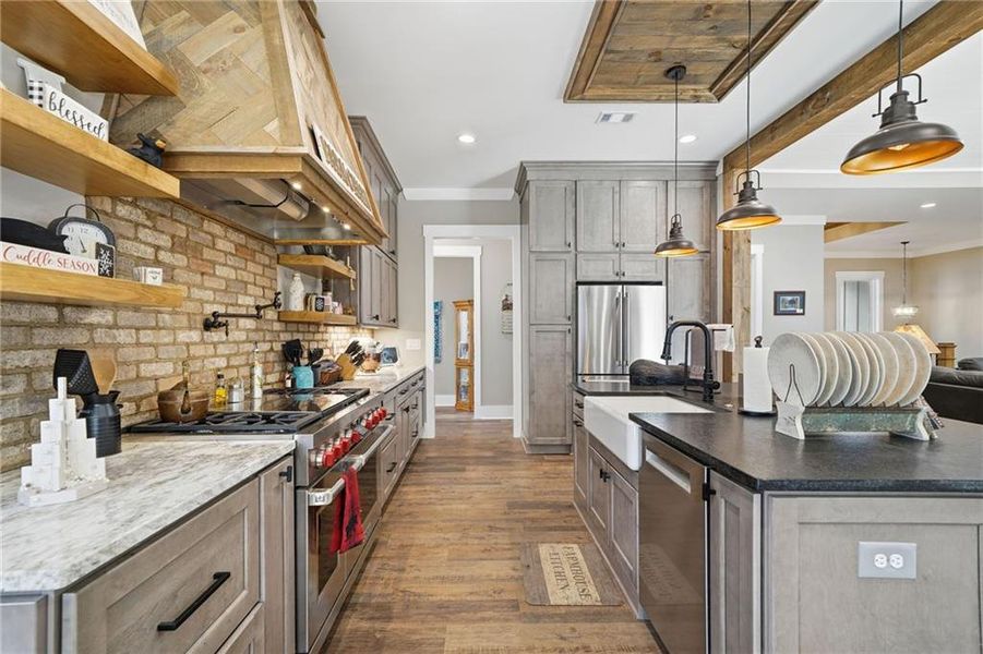 Furnished interior view inside a new home in , Dawsonville (Image 11). Furnished interior view inside a new home in , Dawsonville (Image 11).