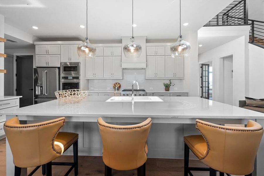 Furnished interior view inside a new home in The Highlands, Northlake (Image 24).