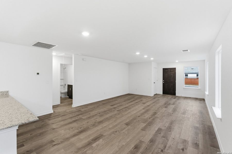 Spacious, unfurnished interior of a new home in Vista Real, Converse (Image 22). Spacious, unfurnished interior of a new home in Vista Real, Converse (Image 22).