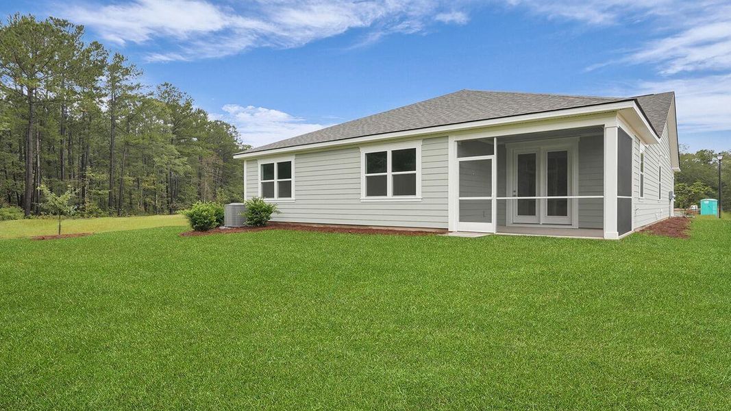 Exterior details and patio area of a home in Sheep Island, Summerville (Image 25).