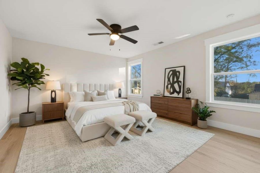 Furnished interior view inside a new home in , Conyers (Image 19).