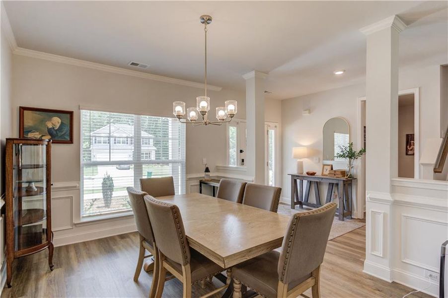 Furnished interior view inside a new home in , Pendergrass (Image 25).