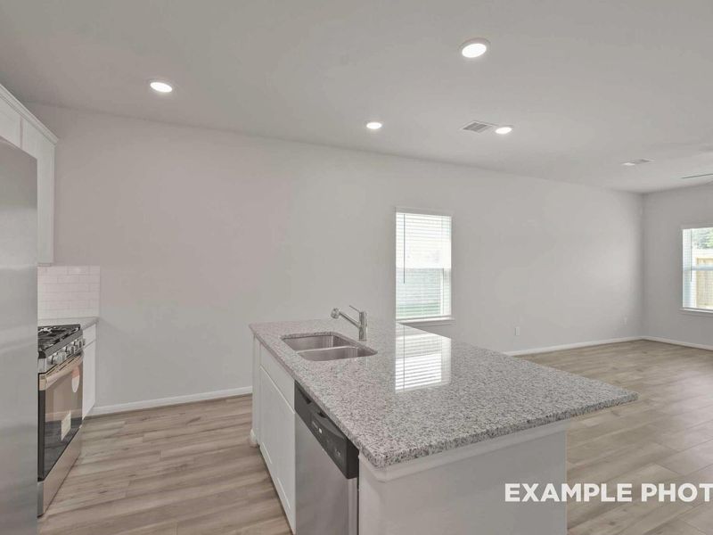 Furnished interior view inside a new home in Robins Landing, Houston (Image 4).
