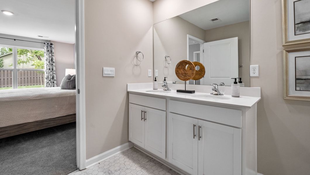 Furnished interior view inside a new home in Lightwood Cottages, Moore (Image 17).