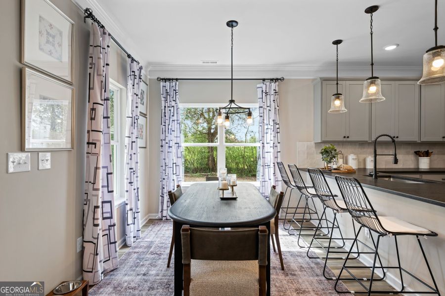 Furnished interior view inside a new home in Stonebridge North, Macon (Image 3).