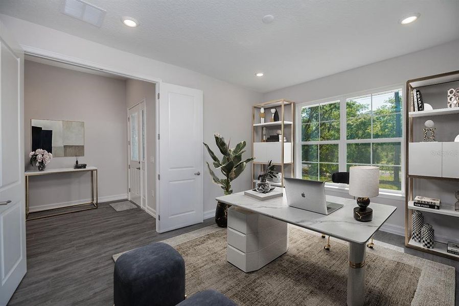 Furnished interior view inside a new home in , Ocala (Image 8).