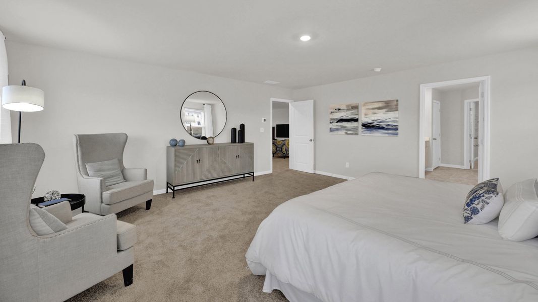 Furnished interior view inside a new home in Sweet Briar, Ooltewah (Image 37).