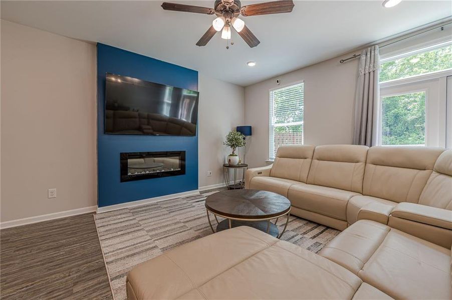 Furnished interior view inside a new home in , Atlanta (Image 16).