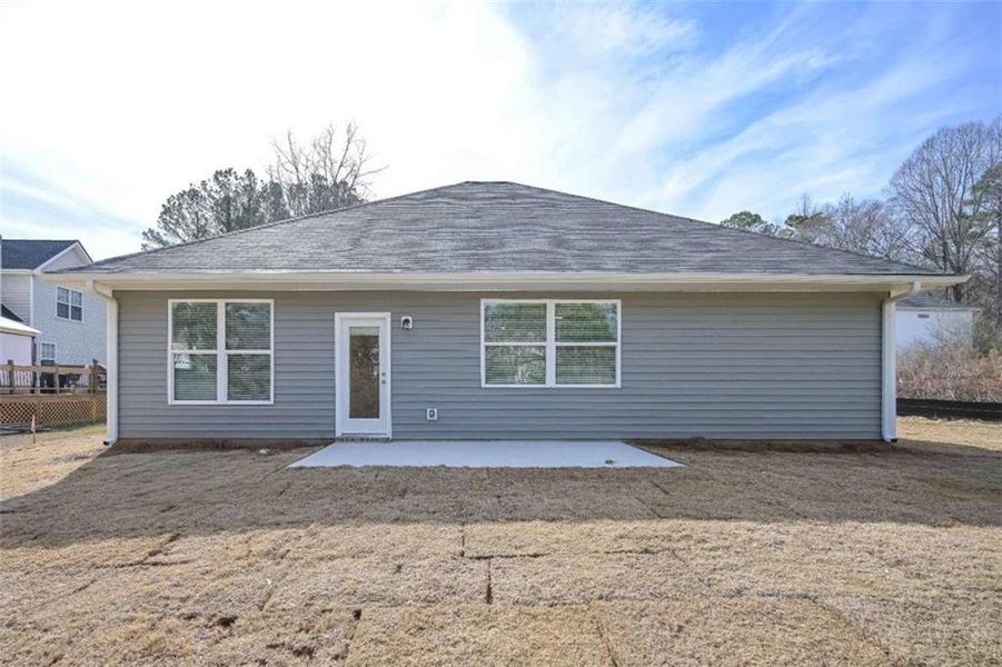 Exterior details and patio area of a home in Deer Creek, Temple (Image 20).