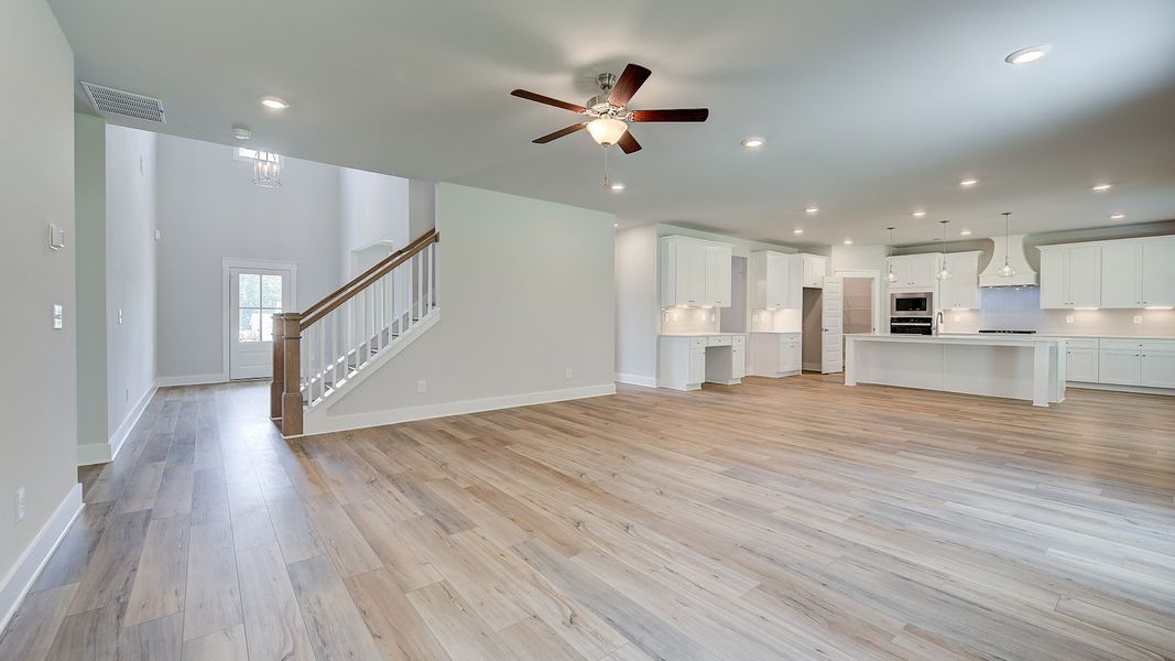 Representative furnished interior of a home built from the Margaret by DRB Homes in Saddleridge, Senoia (Image 26).