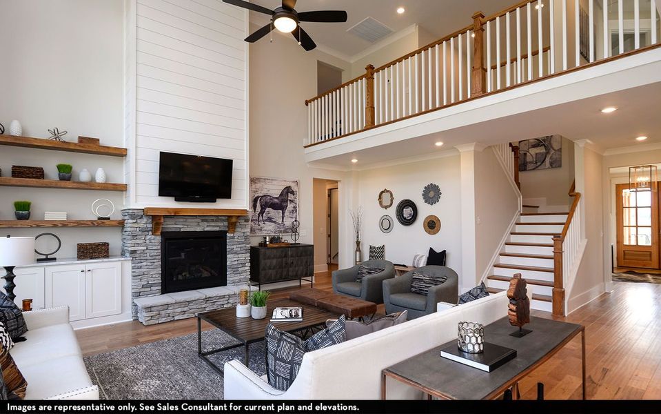 Furnished interior view inside a new home in Belvoir, Fairview (Image 13).
