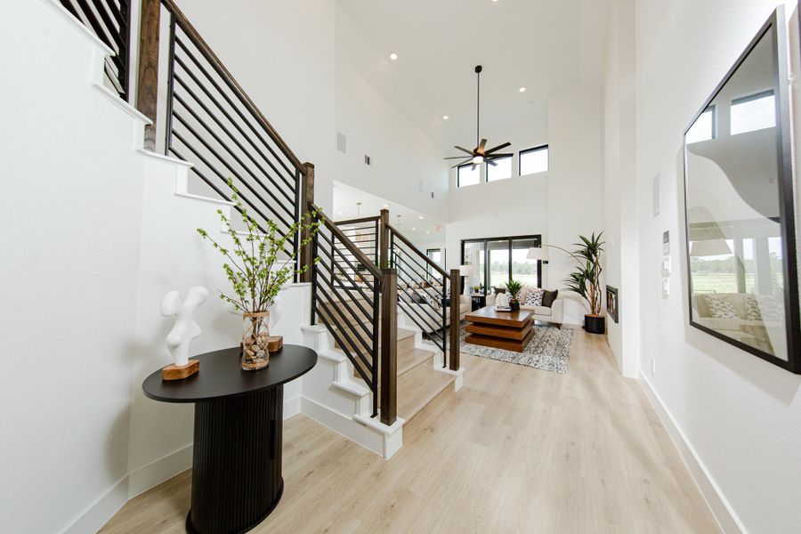 Representative furnished interior of a home built from the Summerfield by Beazer Homes in Copia Pines, Montgomery (Image 8).