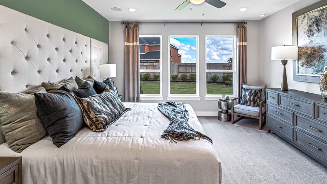 Furnished interior view inside a new home in Avalon at Cypress, Cypress (Image 8).