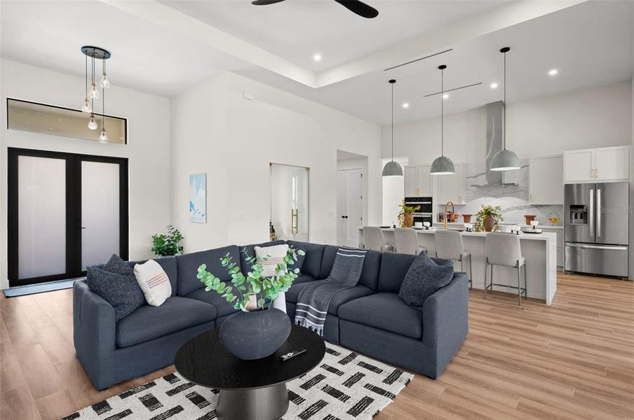 Furnished interior view inside a new home in , Port Charlotte (Image 43).