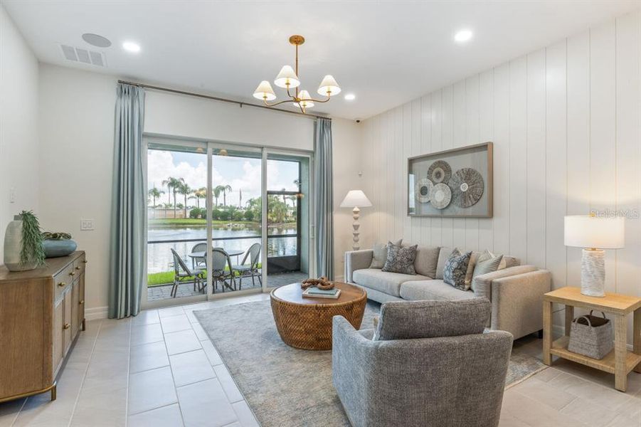 Furnished interior view inside a new home in Kings Gate, Port Charlotte (Image 5).