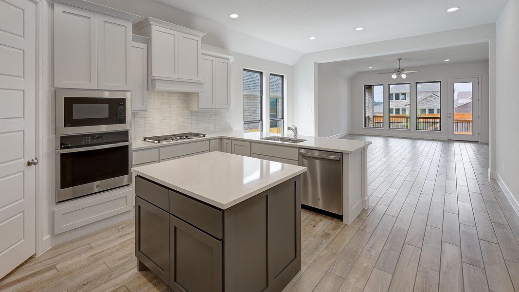 Furnished interior view inside a new home in Arcadia Ridge, San Antonio (Image 5).