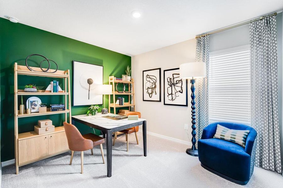 Furnished interior view inside a new home in Waterstone, Groveland (Image 13).