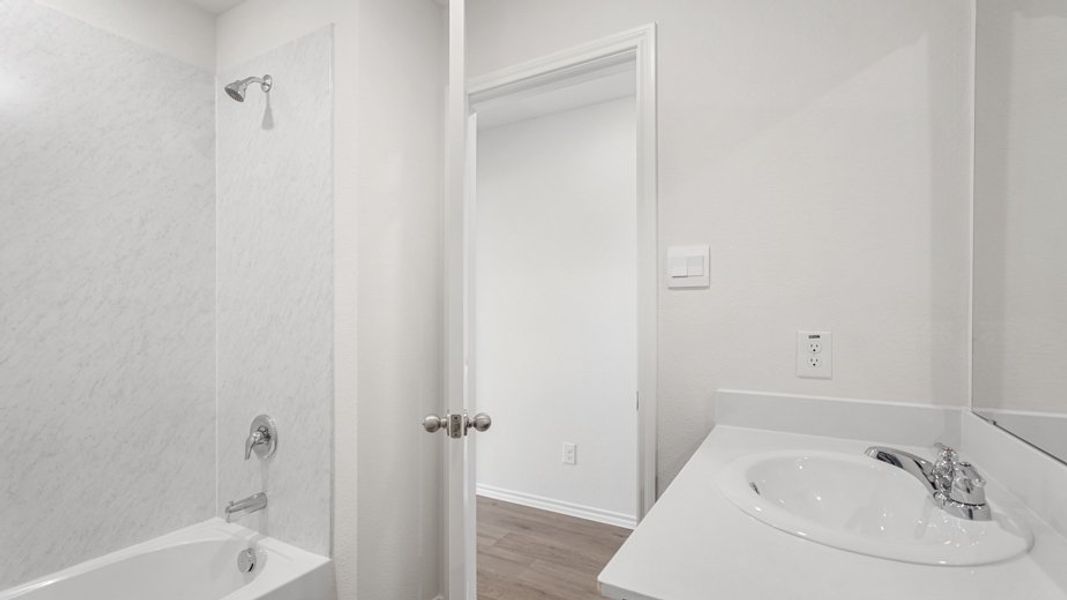 Representative furnished interior of a home built from the Denton by D.R. Horton in Saddlebrook, Waxahachie (Image 11). Representative furnished interior of a home built from the Denton by D.R. Horton in Saddlebrook, Waxahachie (Image 11).