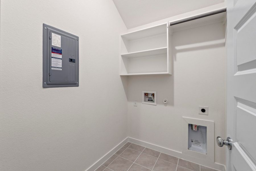 Utility Room in the Quartz home plan by Trophy Signature Homes – REPRESENTATIVE PHOTO