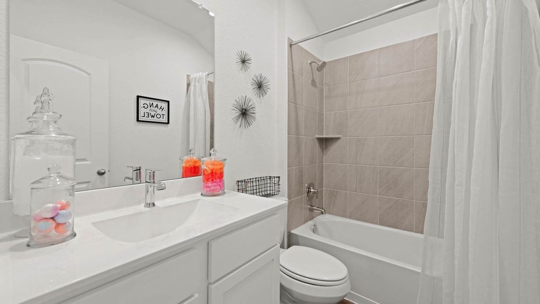 Furnished interior view inside a new home in Porters Mill, New Caney (Image 18).