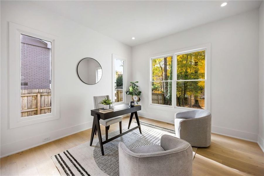 Furnished interior view inside a new home in , Chamblee (Image 18).