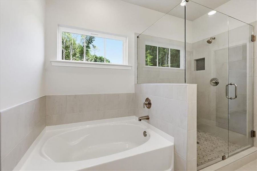 Furnished interior view inside a new home in , Monroe (Image 19).