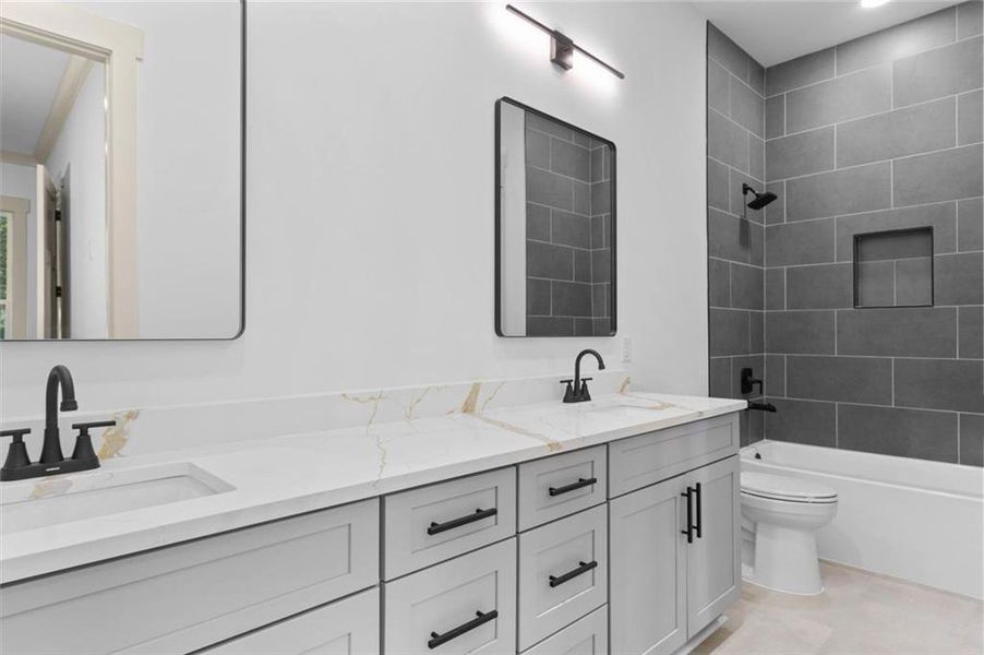 Furnished interior view inside a new home in , Powder Springs (Image 8).