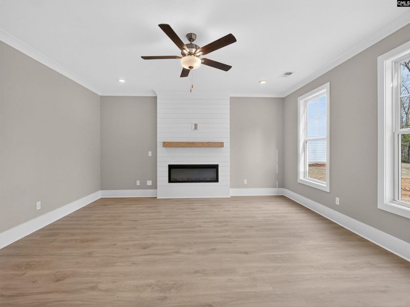 Spacious, unfurnished interior of a new home in Collins Cove, Chapin (Image 23).