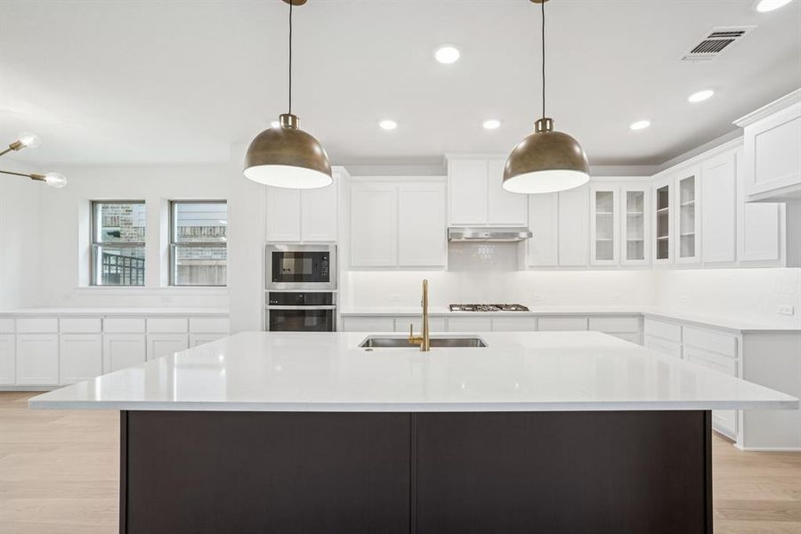 Furnished interior view inside a new home in Karis - Village Series, Crowley (Image 5). Furnished interior view inside a new home in Karis - Village Series, Crowley (Image 5).