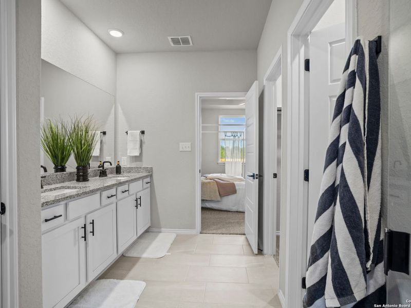 Furnished interior view inside a new home in Horizon Pointe, Converse (Image 33).