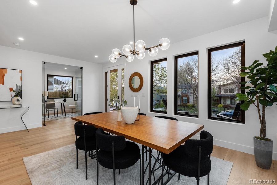 Furnished interior view inside a new home in , Denver (Image 19). Furnished interior view inside a new home in , Denver (Image 19).