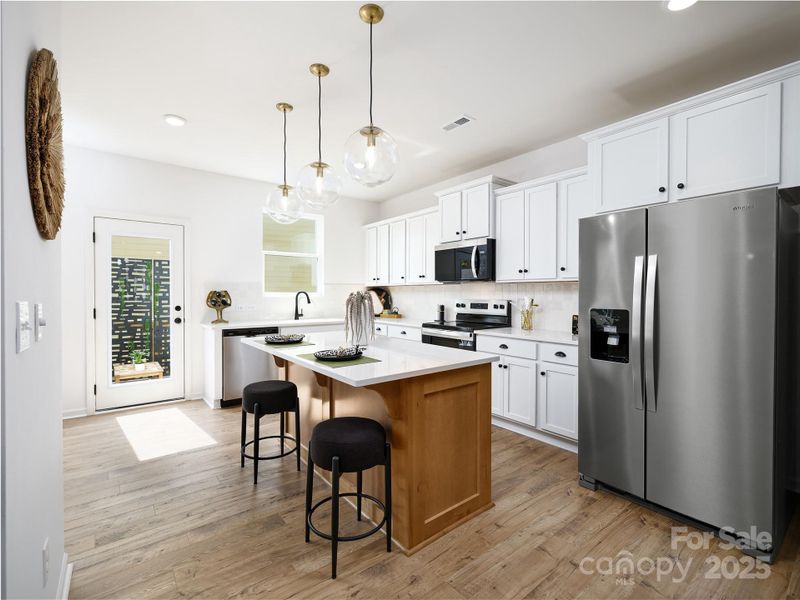 Furnished interior view inside a new home in , Charlotte (Image 10).