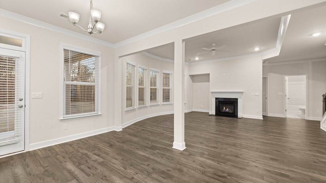 Spacious, unfurnished interior of a new home in The Gates at Pates Creek, Hampton (Image 18).