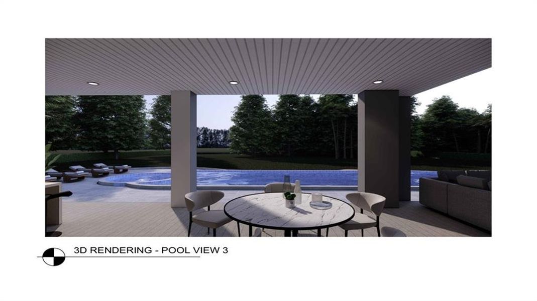 Exterior details and patio area of a home in , Suwanee (Image 32).