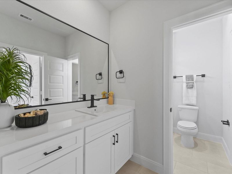 Furnished interior view inside a new home in Uptown District, Houston (Image 32).