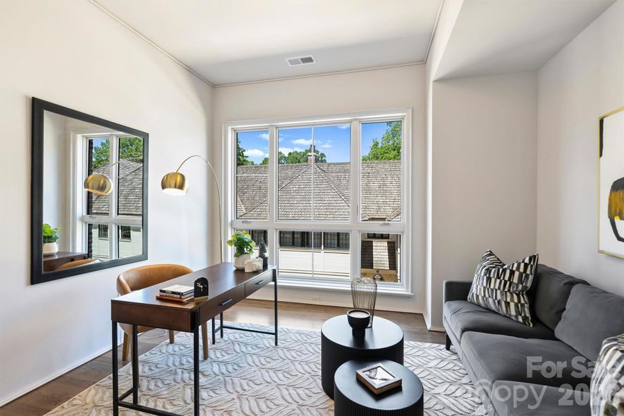 Furnished interior view inside a new home in , Charlotte (Image 28).