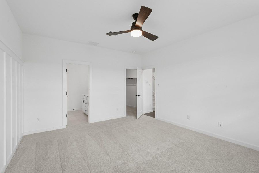 Secluded primary suite (*Photo not of actual home and used for illustration purposes only.)