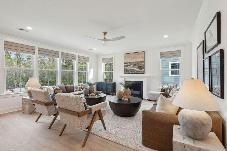 Furnished interior view inside a new home in Kings River Preserve, Hollywood (Image 17).