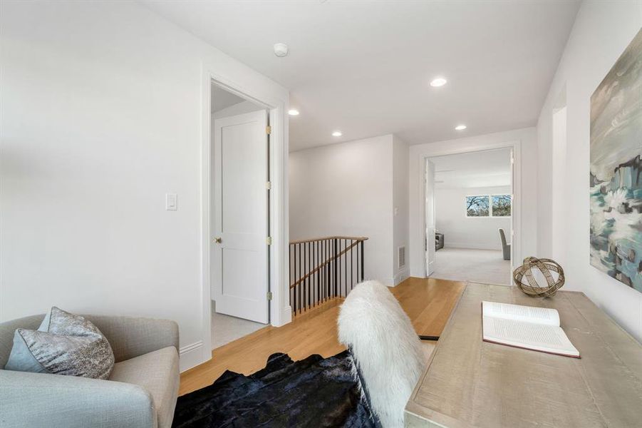 Furnished interior view inside a new home in , Dallas (Image 8). Furnished interior view inside a new home in , Dallas (Image 8).