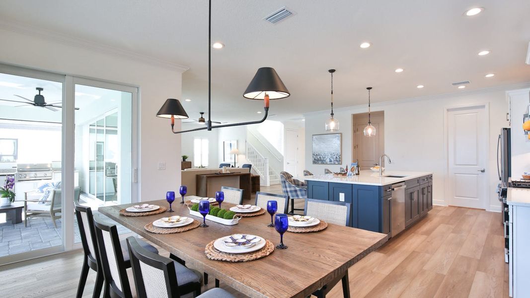 Furnished interior view inside a new home in Palm Grove, Lakewood Ranch (Image 48).