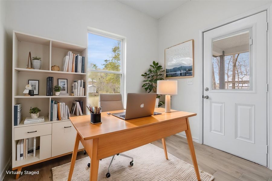 Furnished interior view inside a new home in Hill & Dale Ranch, Splendora (Image 8).
