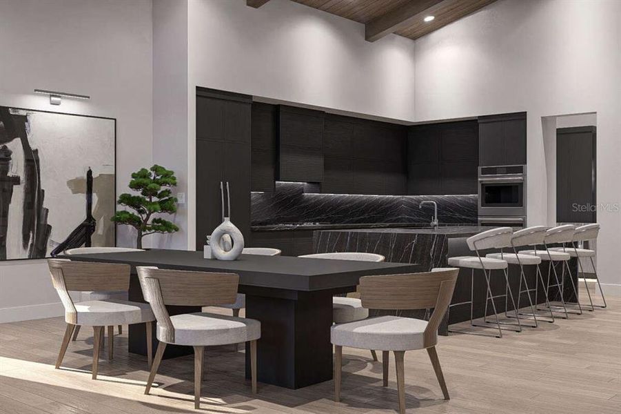 Furnished interior view inside a new home in , Tampa (Image 13). Furnished interior view inside a new home in , Tampa (Image 13).